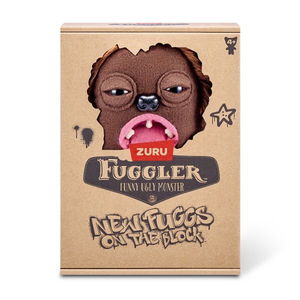 Fuggler New Fuggs on the Block Plush - Brown, 3 Tooth