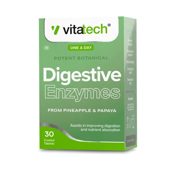 VITATECH Digestive Enzymes 30 Tablets