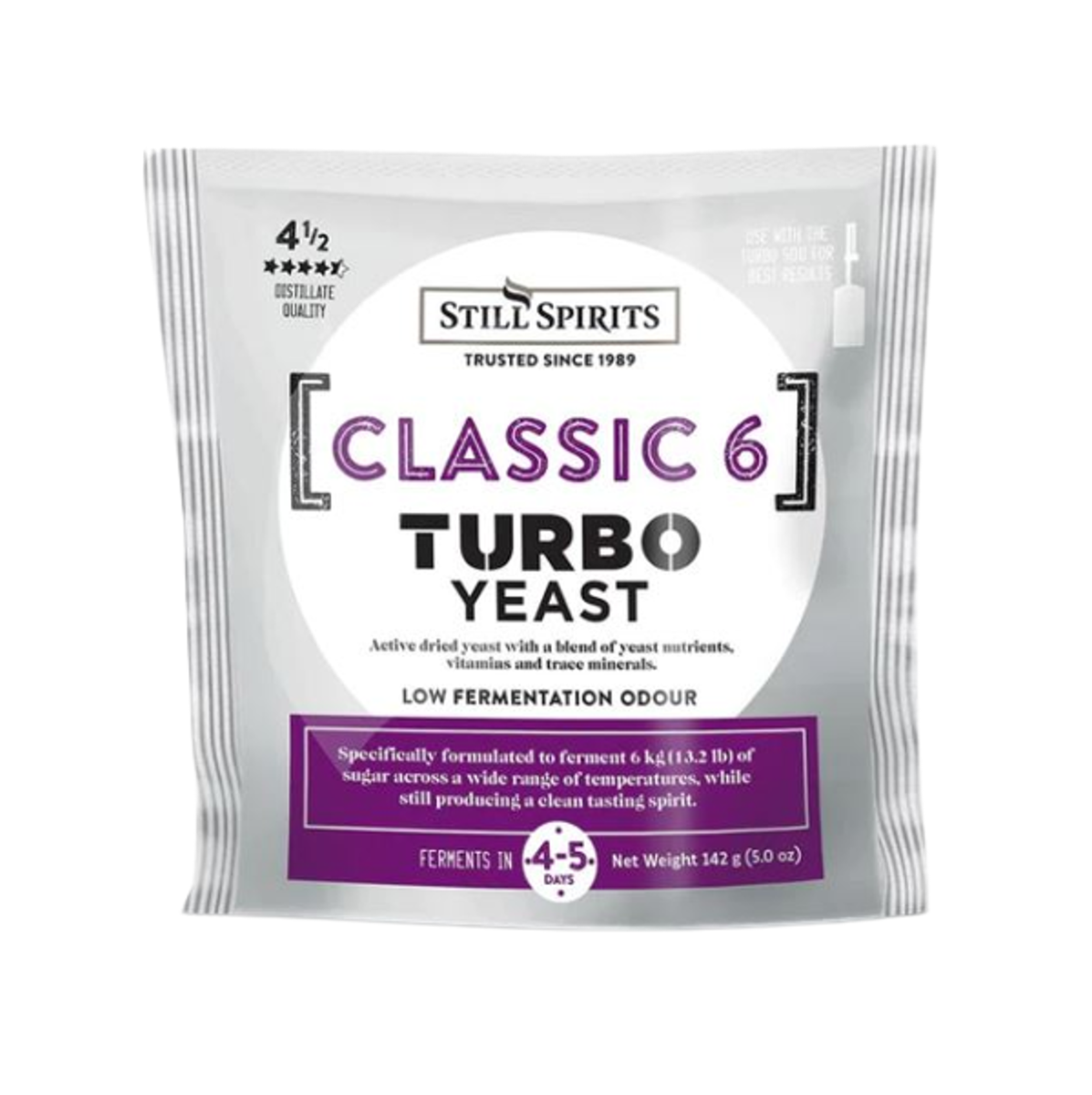 Still Spirits Classic Turbo Yeast G Pack Of Buy Online In