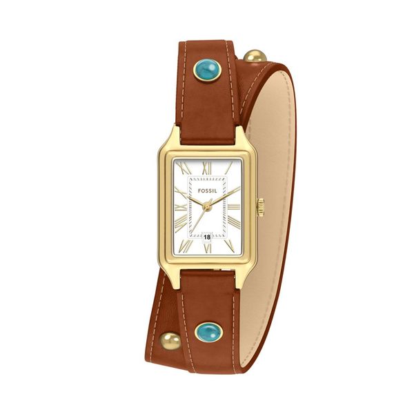 Fossil - Raquel 3-Hand Date Leather Watch - Brown