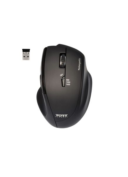 Port Rechargeable Wireless Mouse Pro