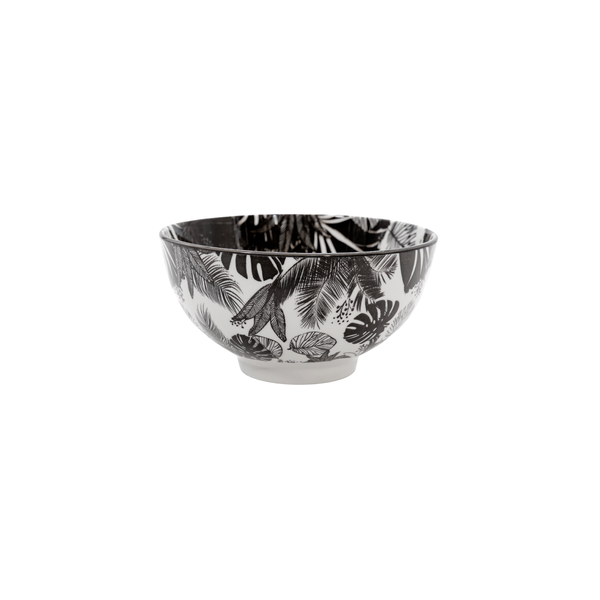 GALATEO - Jungle Sketch 16cm Leaves Cereal Bowl Set of 4