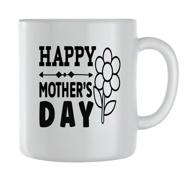 Happy Coffee Mugs for Mothers Trendy Mom Sayings Graphic Women Present 065