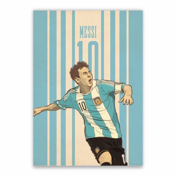 Messi 10 Argentina Poster - A1