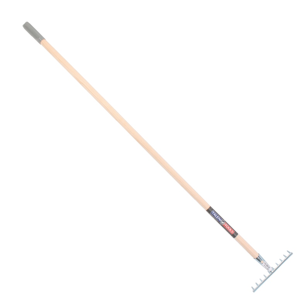 Galvanized Steel Garden Rake (10 Teeth)