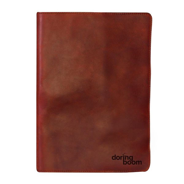 A5 Genuine Leather sleeve for a notebook -Men's