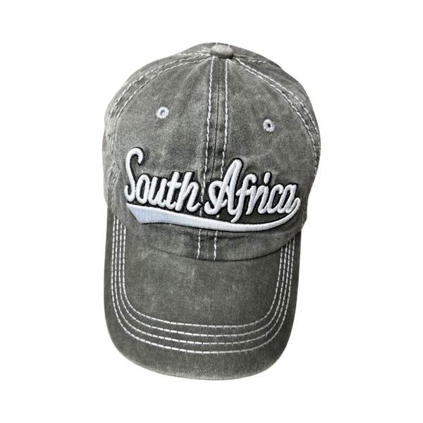 Vintage South Africa Cap With Flag Emblem .by John Frank Apparel
