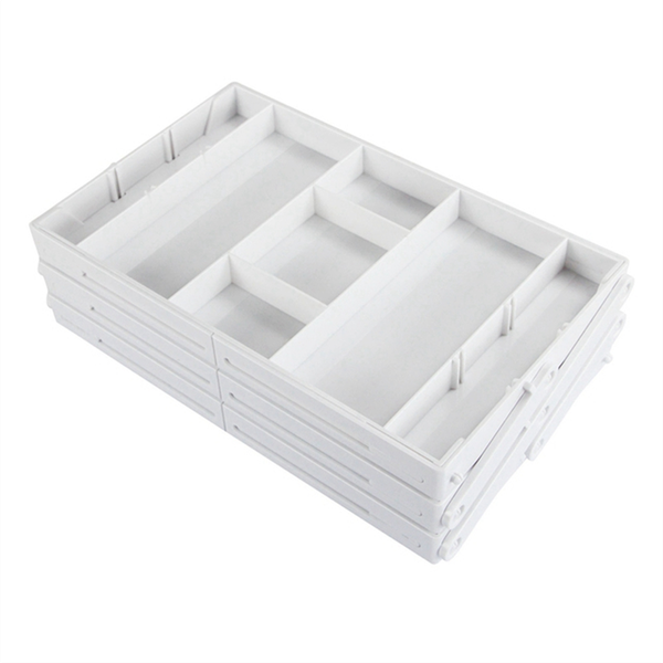 Jewelry Display Holder White Foldable Kitchen Storage Box for Jewelry and C