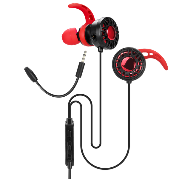 Xtrike Me GE-109 In-Ear Gaming Headset With Microphone - Red