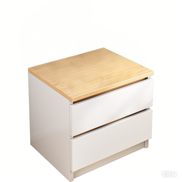 Nightstand with Drawers White Night Stand Suitable for Bedroom Study
