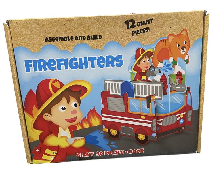 Assemble and Build 3D Firefighter Puzzle
