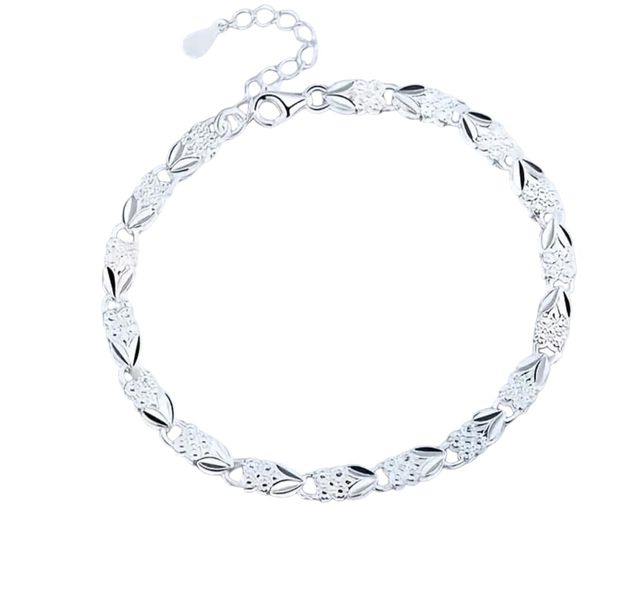 Elegant 925 Silver Plated Bracelet,Perfect Gift for Her