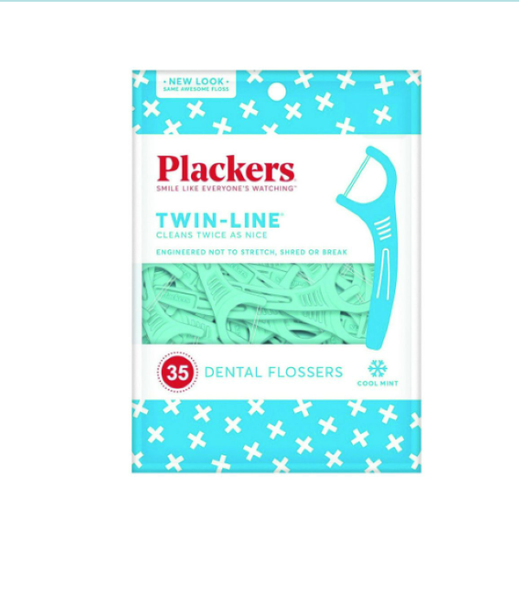 Plackers Flossers Twinline Mint 35ct