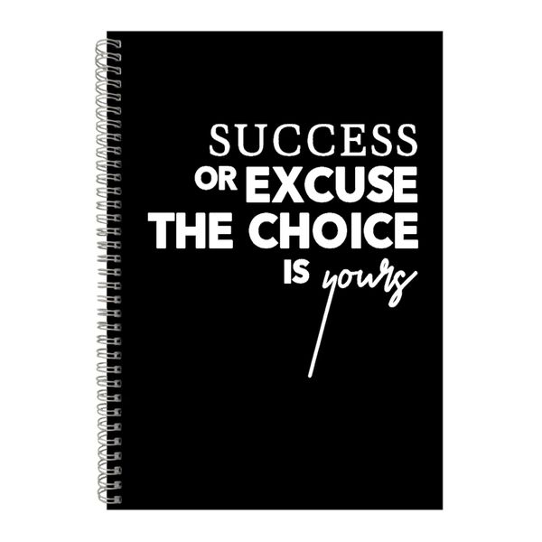 Yours A4 Notebook Spiral Lined Motivational Saying Graphic Notepad Gift 224