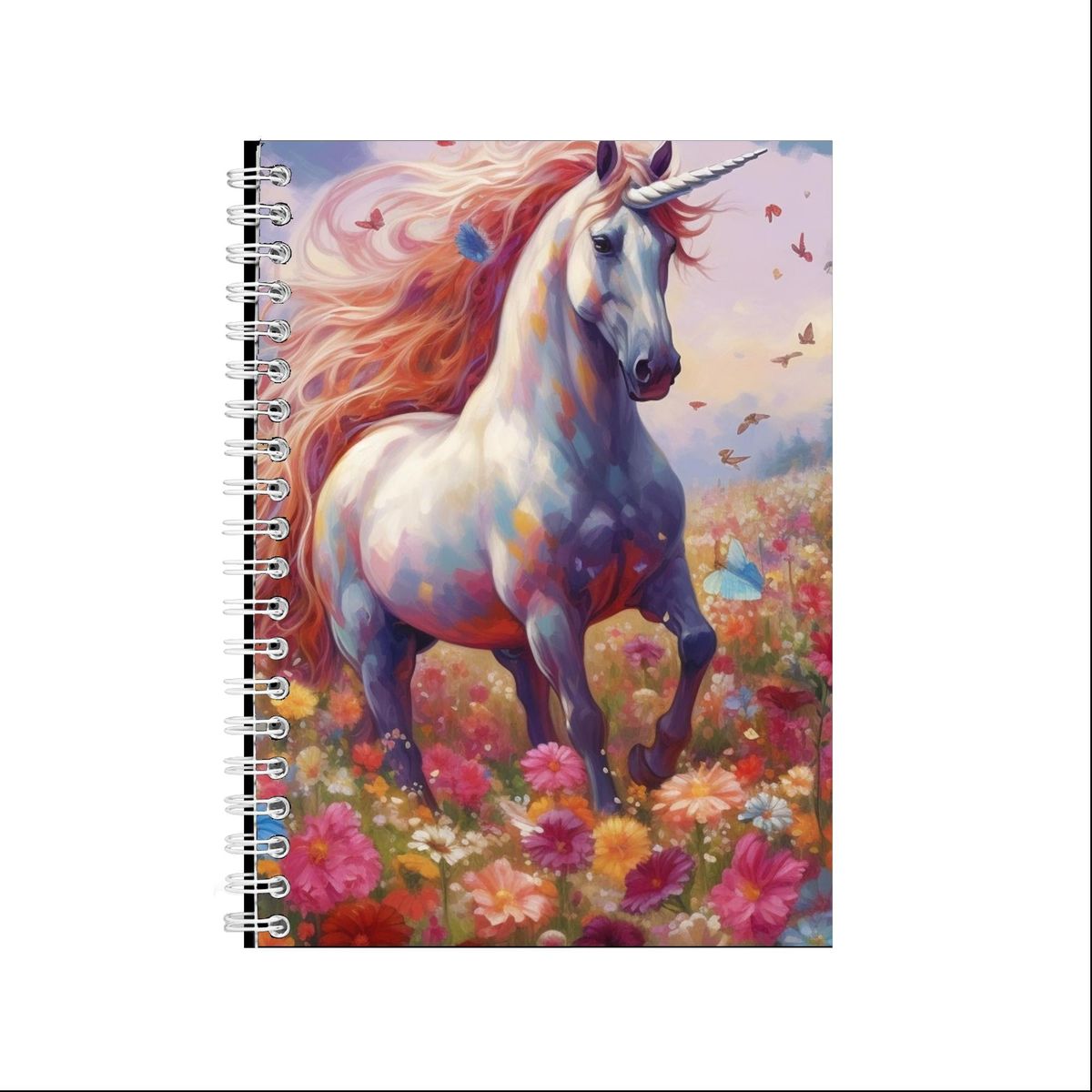 Watercolor Unicorn 53 Notebook A5 Idea For Gift Shop Today Get It