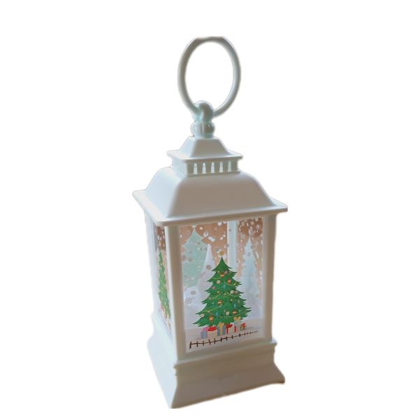 1pcs Christmas Lantern - Santa Claus And Snowman Christmas Lights