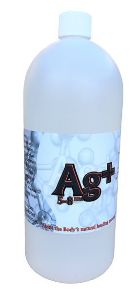 AG+ Colloidal Silver - 1L Immune Booster (Health Support) 5-8ppm
