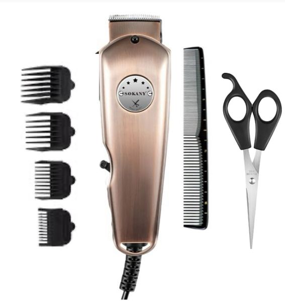 Sokany - Professional Self Sharpening Blades Hair Clipper Set