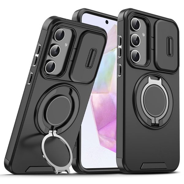 Shockproof case with 360 Rotatable Ring Stand Compatible With Honor 400 lite