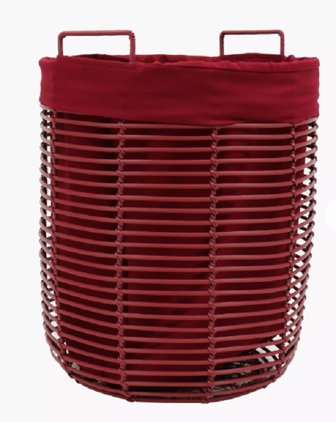 Weave Laundry Basket - Red