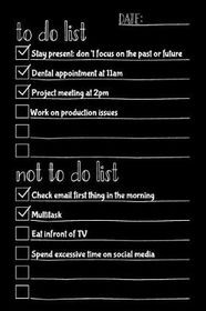 to do list do nothing