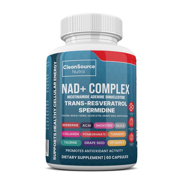 NAD+ Complex - Advanced Anti-Aging &amp; Cellular Energy - 60 Capsules