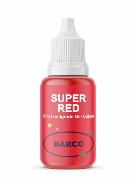 Barco - Super Red Gel Colour - Bake &amp; Decorate like a Pro!