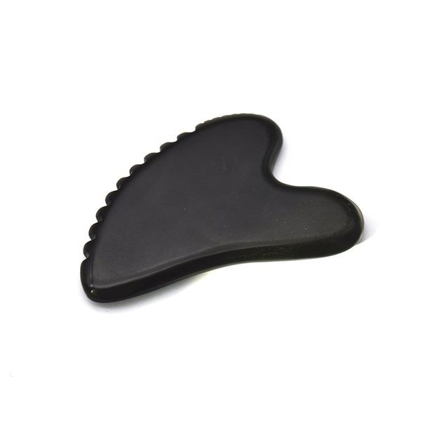 Gua Sha Stone : Black Obsidian