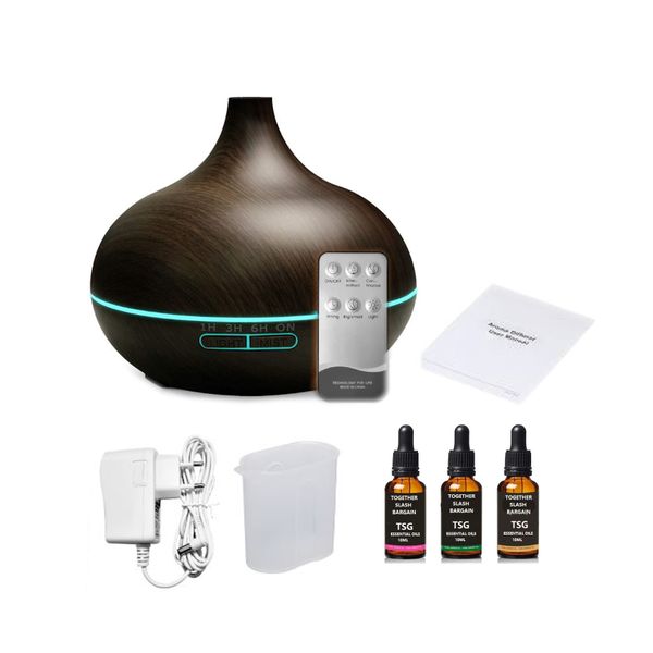 TogetherSlashBargain - Aroma Diffuser 500ml with 3 essential oils