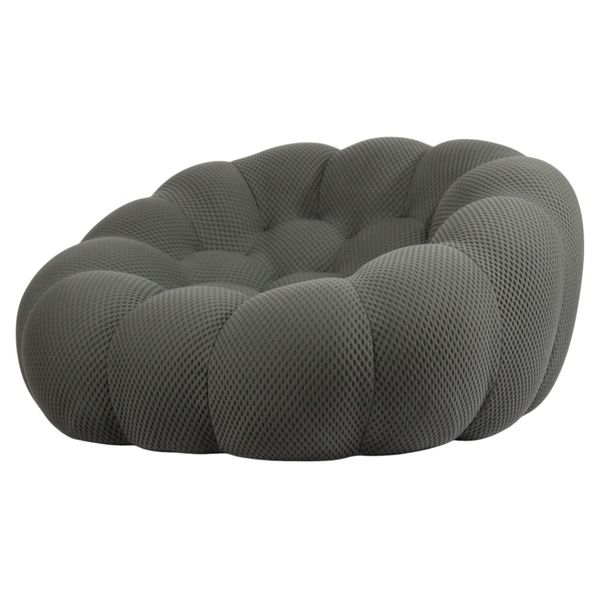 Grey Flower Compressed Boneless Trending Couch In A Box | Lounge &amp; Gaming