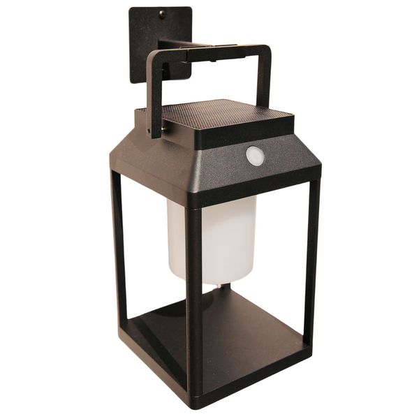 Stellar Lighting Outdoor Solar LED Wall Lamp &amp; Portable Table Lantern