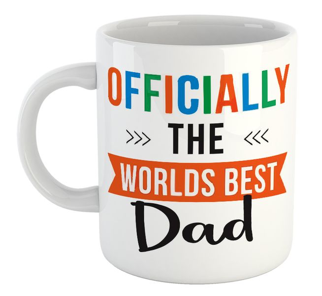 Officially The World's Dad Birthday Christmas Father's Day Gift Mug
