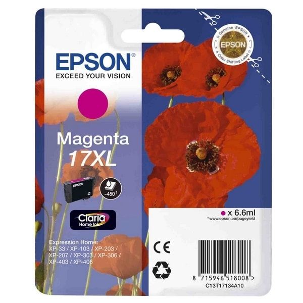 Epson ink cartridge 17XL MAGENTA