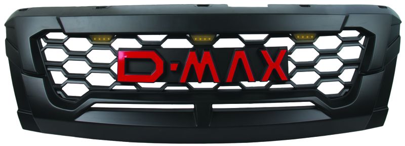 Replacement Grille with LED Marker Lights for Isuzu D-Max (2016 and Newer)