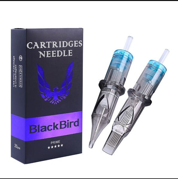 Disposable Needle Cartridges#1205CM- 20 Pieces BLACK BIRD