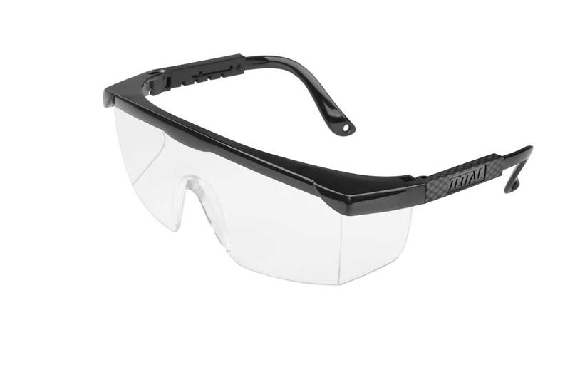 Total Tools 5Pcs Safety Goggles With Adjustable Temple Length