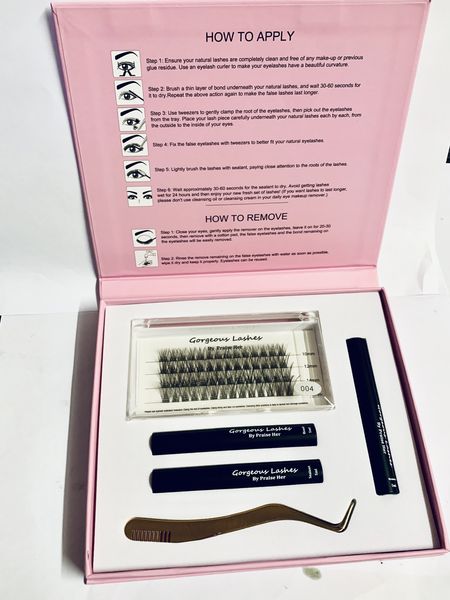 DIY Segmented 3D false Lashes