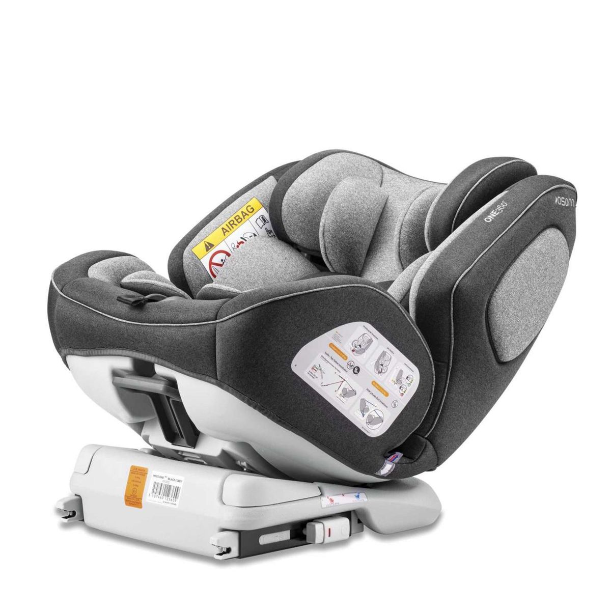NOOLA Baby Car Seat 0-36kg ONE360 Lunar Grey Shop Get