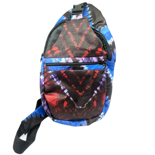 Tie &amp; Dye African Sling Bag by Tribe Afrique