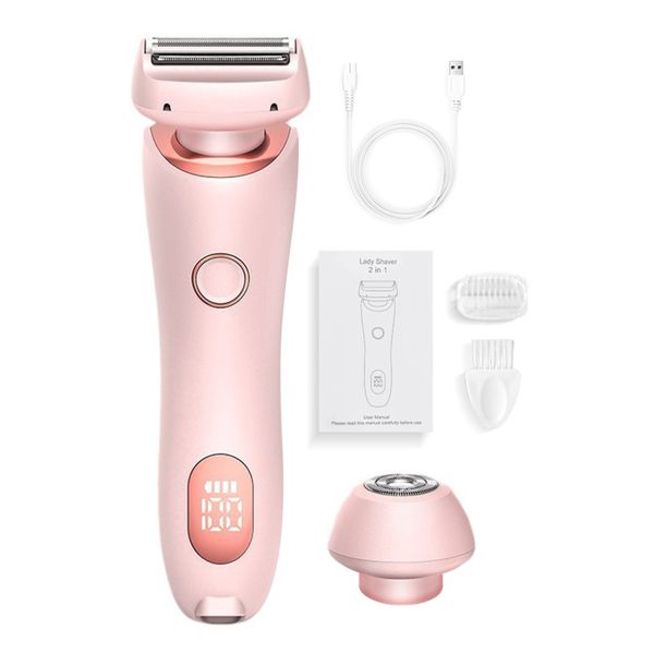 Electric Shaver for Women,Bikini Trimmer Wet Dry Waterproof Electric Razors