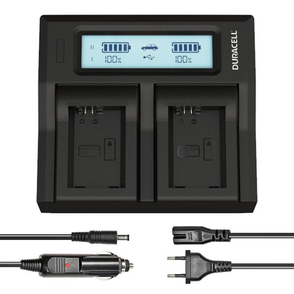 Dual Charger for Sony NP-FW50 Batteries by Duracell