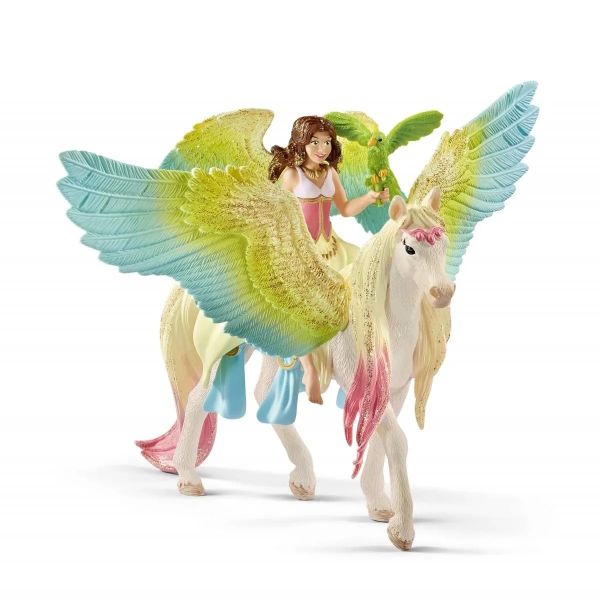 Schleich - Bayala - Fairy Surah with Glitter Pegasus