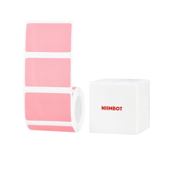 Niimbot - B1 / B21 / B3S / B4 - 50×30mm - 230 Labels - Light Pink