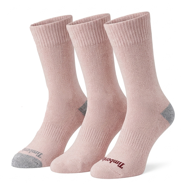 6 Pack Pink Fashionable Winter Socks Breathable Cotton Comfortable For Her