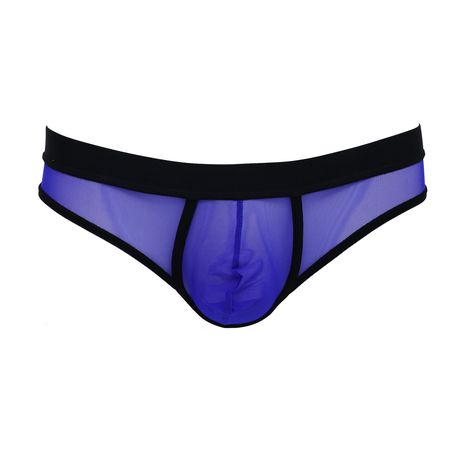 Men's Mesh Lace Thong Underwear - Low Waist Panties - G-String