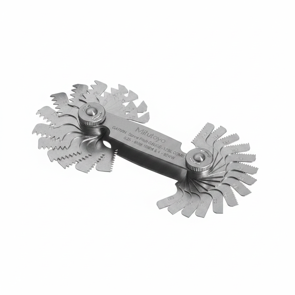 Garvin Screw Pitch Gauge - 52 Leaves for Metric &amp; Whitworth Threads