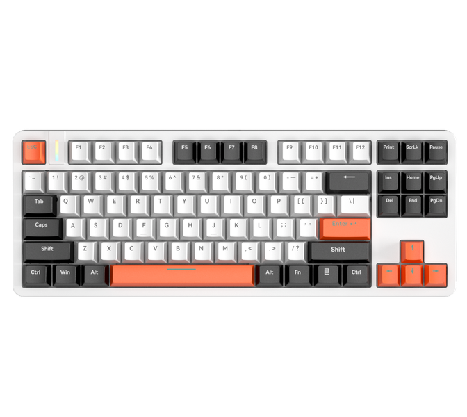 Furycube X87 75% Swappable RGB Wired Gaming Mechanical Keyboard