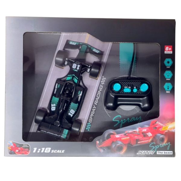 F1 Spray Remote Control Racing Car High-Speed RC Toy Car - Blue