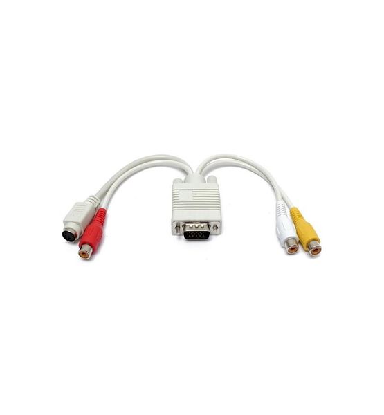 MicroWorld VGA to 3RCA + S-video
