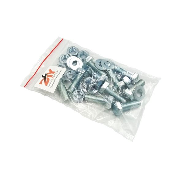 10x M-10x30mm Hex Full Threaded Bolts, Nuts &amp; Flat Washers